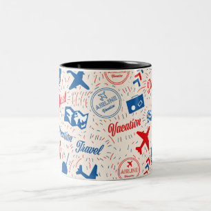 Vintage Classic Car Two-Tone Coffee Mug