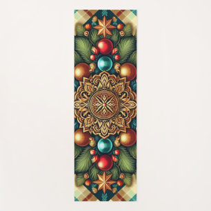 Vintage/Classic colorful Christmas Yoga Mat
