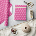 Vintage Classic Elegant Pink Polka Dots Template Wrapping Paper<br><div class="desc">Custom Elegant Classic Retro Blank Pink Vintage Polka Dots Template Crafts & Party Supplies Gift Wrapping Supplies / 30 inches x 6 feet Gift Wrapping Paper.</div>