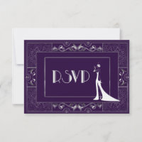 Vintage Classic Gatsby Style RSVP Manuela 25003a