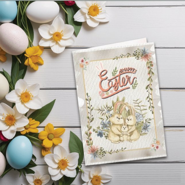 Vintage Classic  Happy Easter Day  Holiday Card (Creator Uploaded)