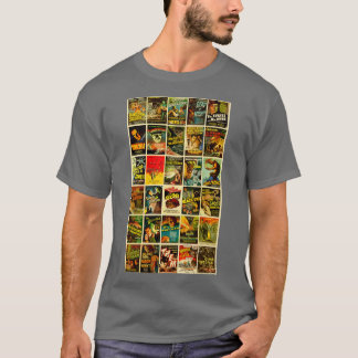 Vintage Classic Horror Monster Posters T-Shirt