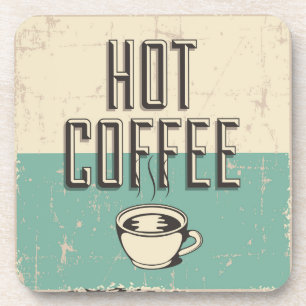 Vintage Classic Hot Coffee Coaster