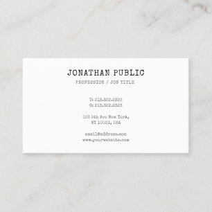 Vintage Classic Look Professional Elegant Template Business Card
