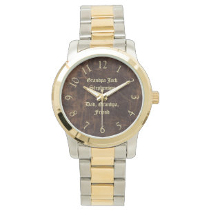 Vintage Classic Personalized Keepsake Men's Watch