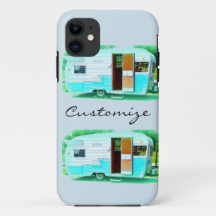 Vintage classic trailer gypsy caravan iPhone 11 case
