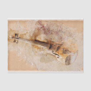 Vintage Classic Violin Tissue Paper