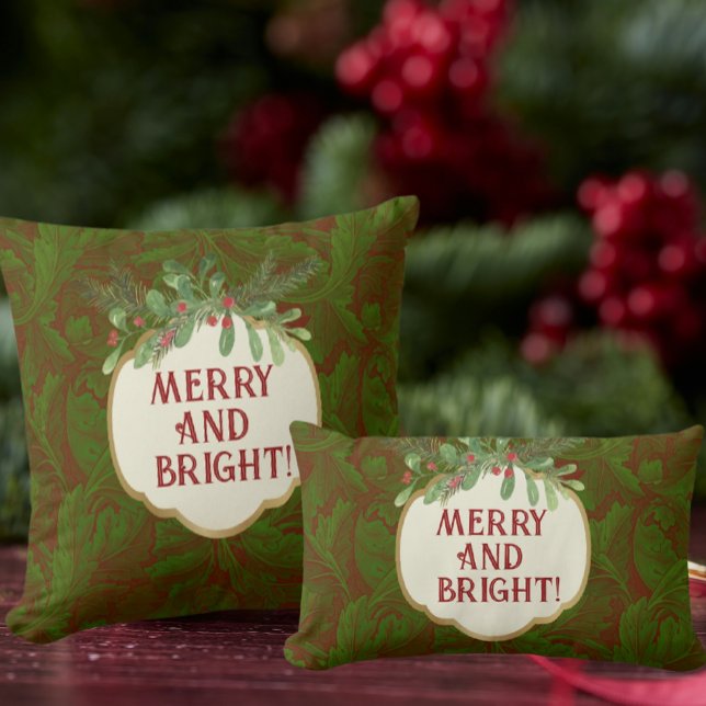 Vintage Classic William Morris Personalized Throw Pillow (Creator Uploaded)