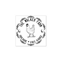Vintage Classical ⎢ Personalised Egg  Rubber Stamp