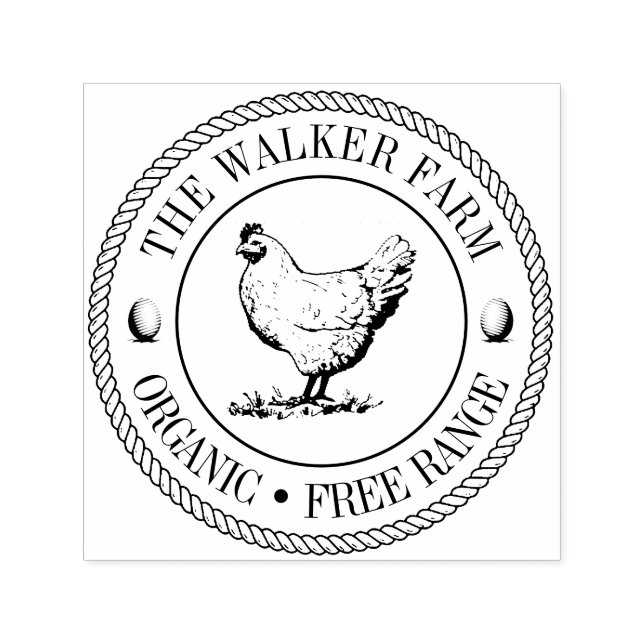 Vintage Classical ⎢ Personalized Egg Stamp (Design)