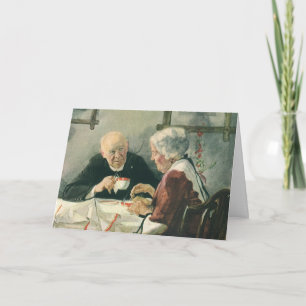 Vintage Clergy, Coffee or Tea with a Priest Card