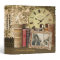 Vintage Clock and Books Genealogy