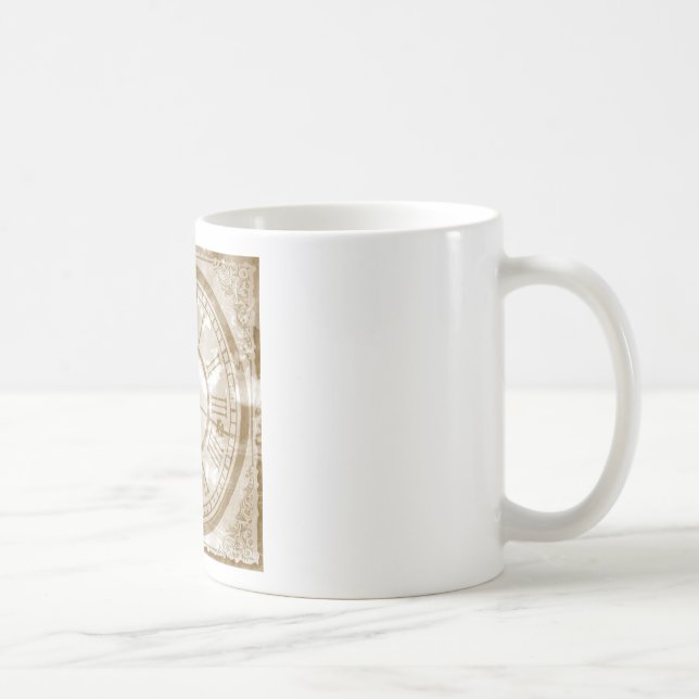 Vintage Clock Coffee Mug (Right)