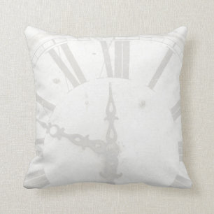 Vintage Clock Custom Cotton Pillows
