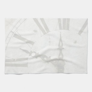 Vintage Clock Custom Table Placemats Kitchen Towel