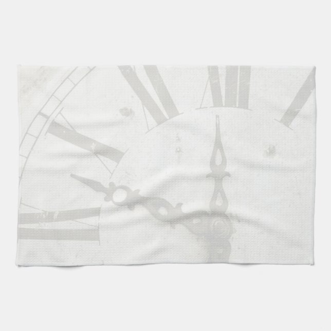Vintage Clock Custom Table Placemats Kitchen Towel (Horizontal)