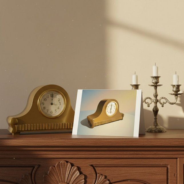 Vintage Clock Greeting Cards (Creator Uploaded)