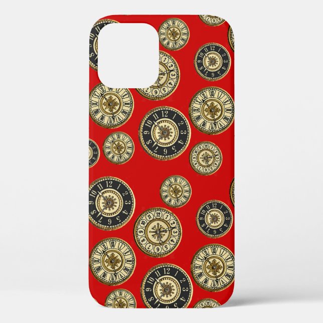 Vintage Clocks Case-Mate iPhone Case (Back)