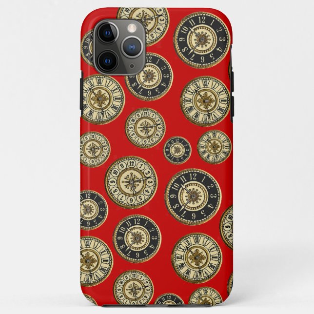 Vintage Clocks Case-Mate iPhone Case (Back)