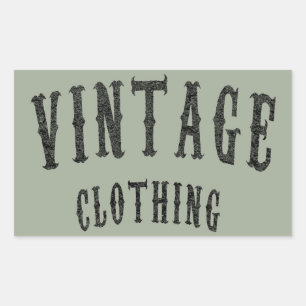 Vintage Clothing Sticker