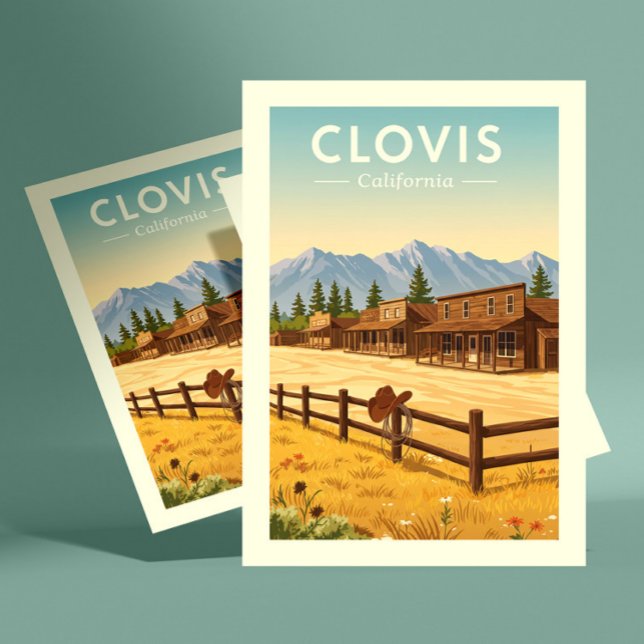 Vintage Clovis California Postcard (Creator Uploaded)