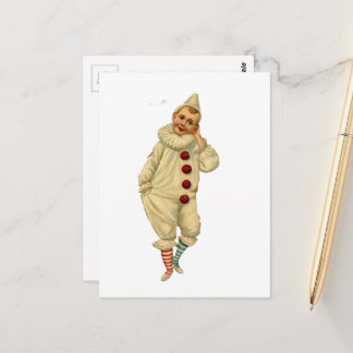 Vintage Clown Postcard