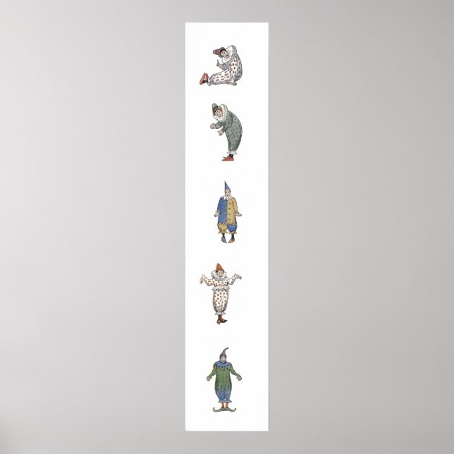 Vintage Clowns Poster (Front)