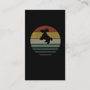 Vintage Cocker spaniel Dog Retro Puppy Business Card