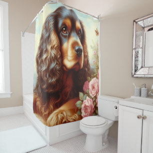 Vintage Cocker Spaniel  Painting