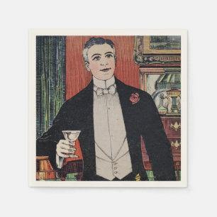 Vintage Cocktail Culture Paper Napkin