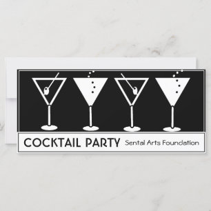 Vintage Cocktail Party Invitation