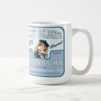 Vintage Cocoa Chocolate Label Coffee or Tea Mug