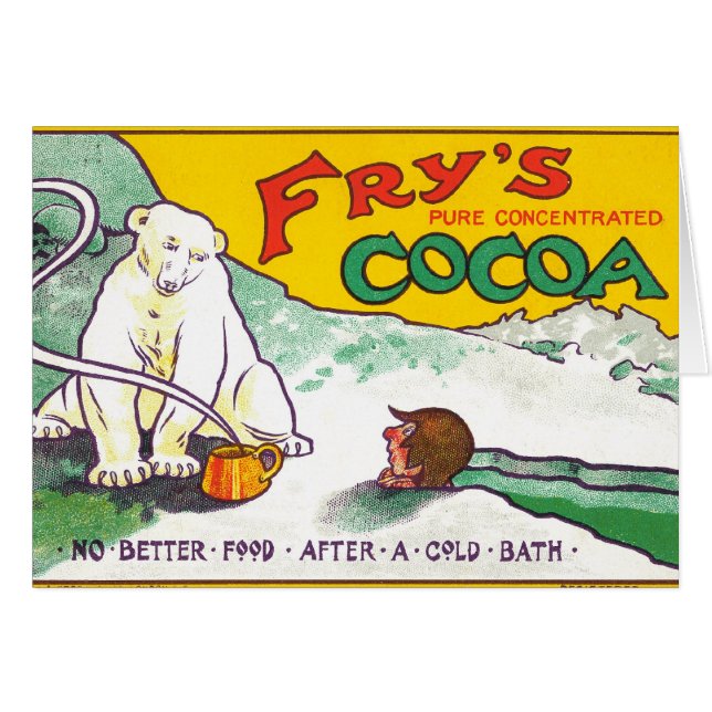 vintage cocoa polar bear (Front Horizontal)
