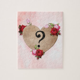 Vintage Coeur Pop La Question Jigsaw Puzzle