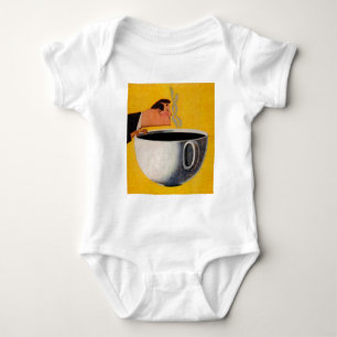 Vintage Coffee Advertisement Baby Bodysuit