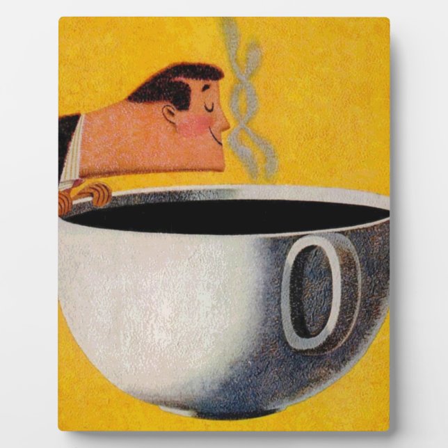 Vintage Coffee Advertisement Plaque (Front)