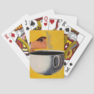 Vintage Coffee Advertisement Playing Cards