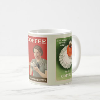 vintage coffee advertising coffee mug
