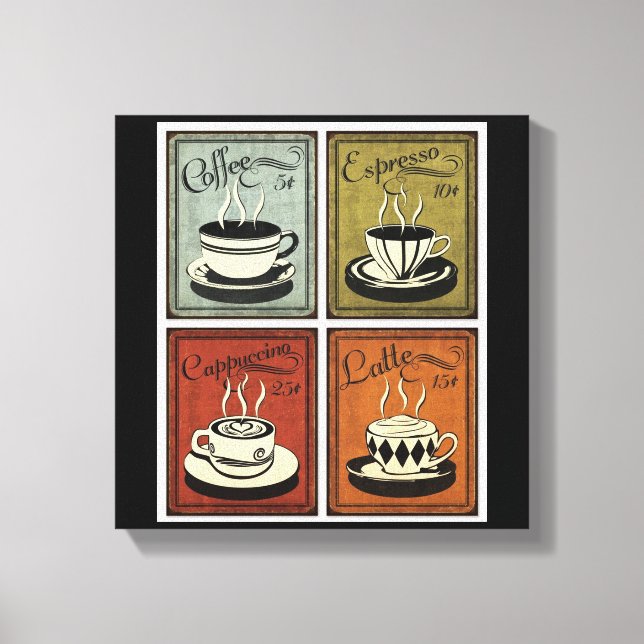 Vintage Coffee Art Print (Front)