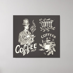 Vintage Coffee Canvas Print
