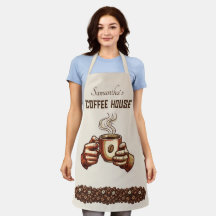 Vintage Coffee Cup Custom Cafe Brand