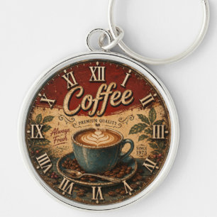 Vintage Coffee Keychain