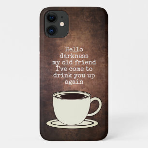 Vintage Coffee Lover Funny Quote Case-Mate iPhone 11 Case