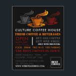 Vintage Coffee Mug, Barista, Café, Coffeehouse Flyer<br><div class="desc">Vintage Coffee Mug,  Barista,  Café,  Coffeehouse Advertising Flyers By The Business Card Store.</div>