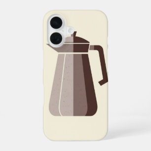 Vintage Coffee Pot iPhone 16 Case