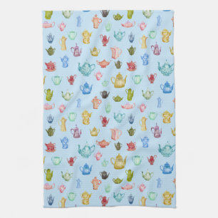 Vintage Coffeepots & Teapots - Kitchen Towel