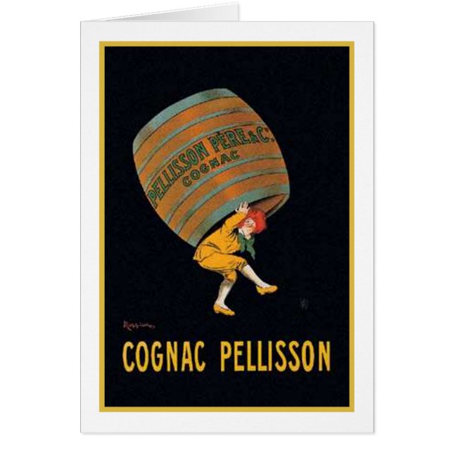 Vintage Cognac Pellisson Ad (Front)
