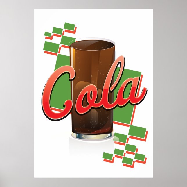 Vintage Cola commercial Poster (Front)