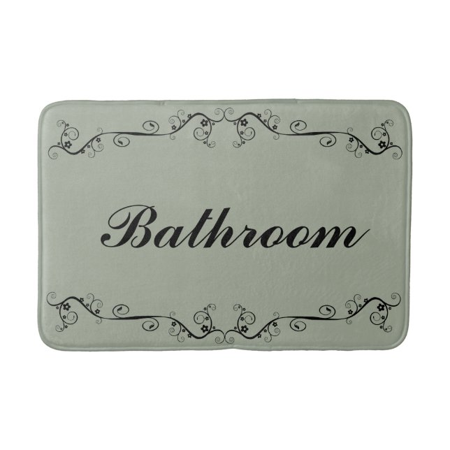 Vintage collection bath mat (Front)