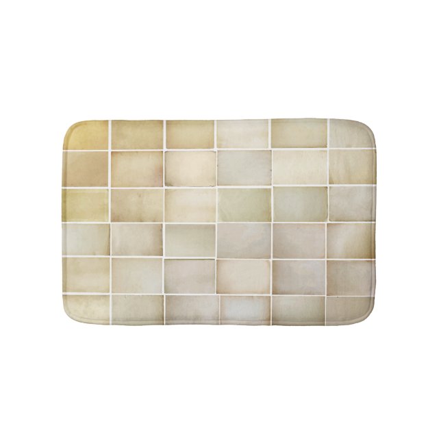 Vintage collection: old paper set. bath mat (Front)